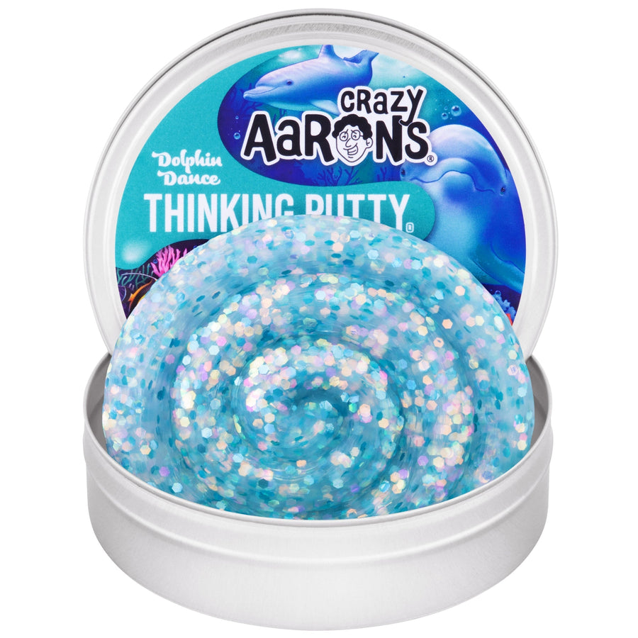Dolphin Dance - 3.5" Thinking Putty Tin W3